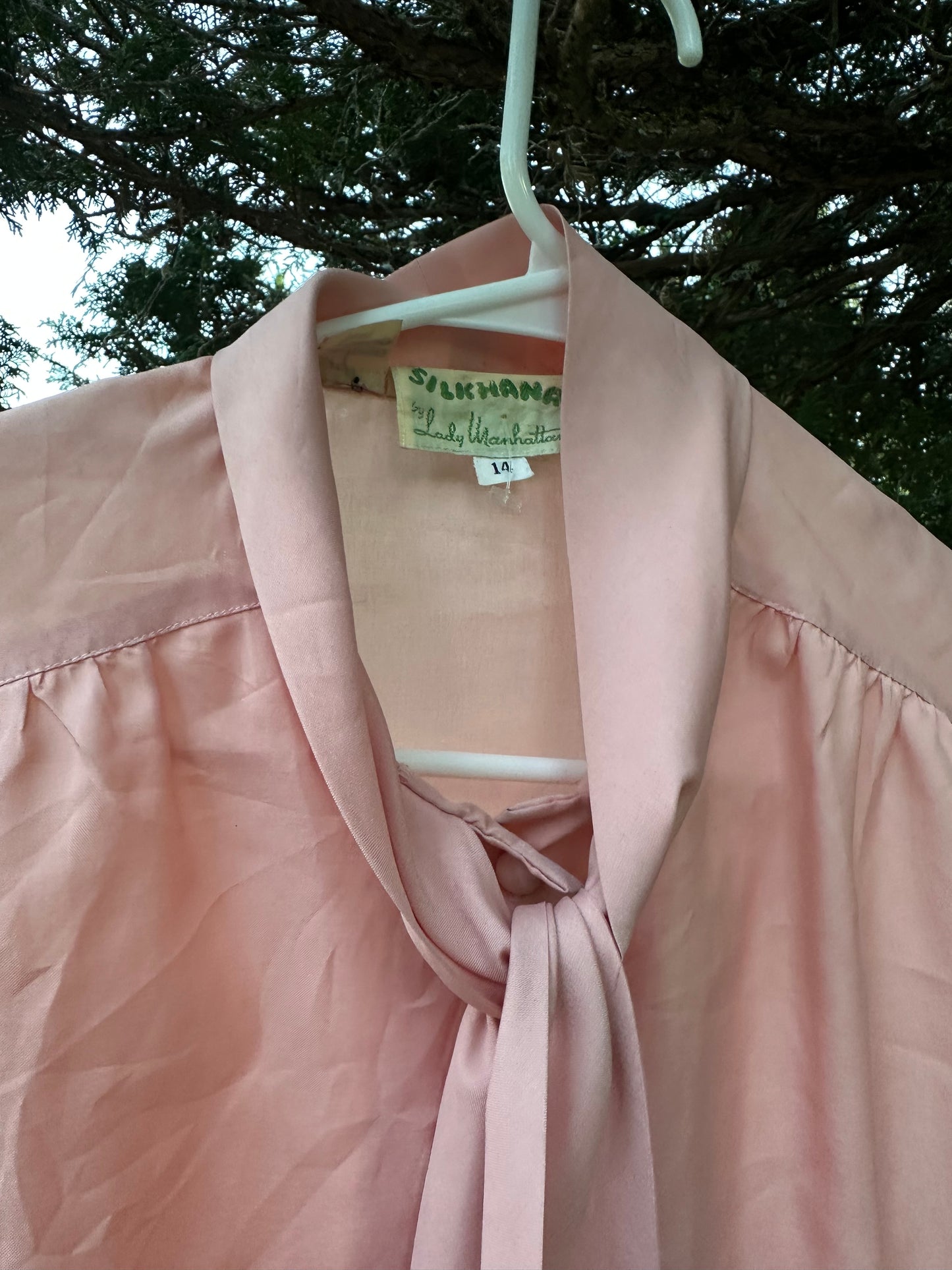 60s Pink Blouse