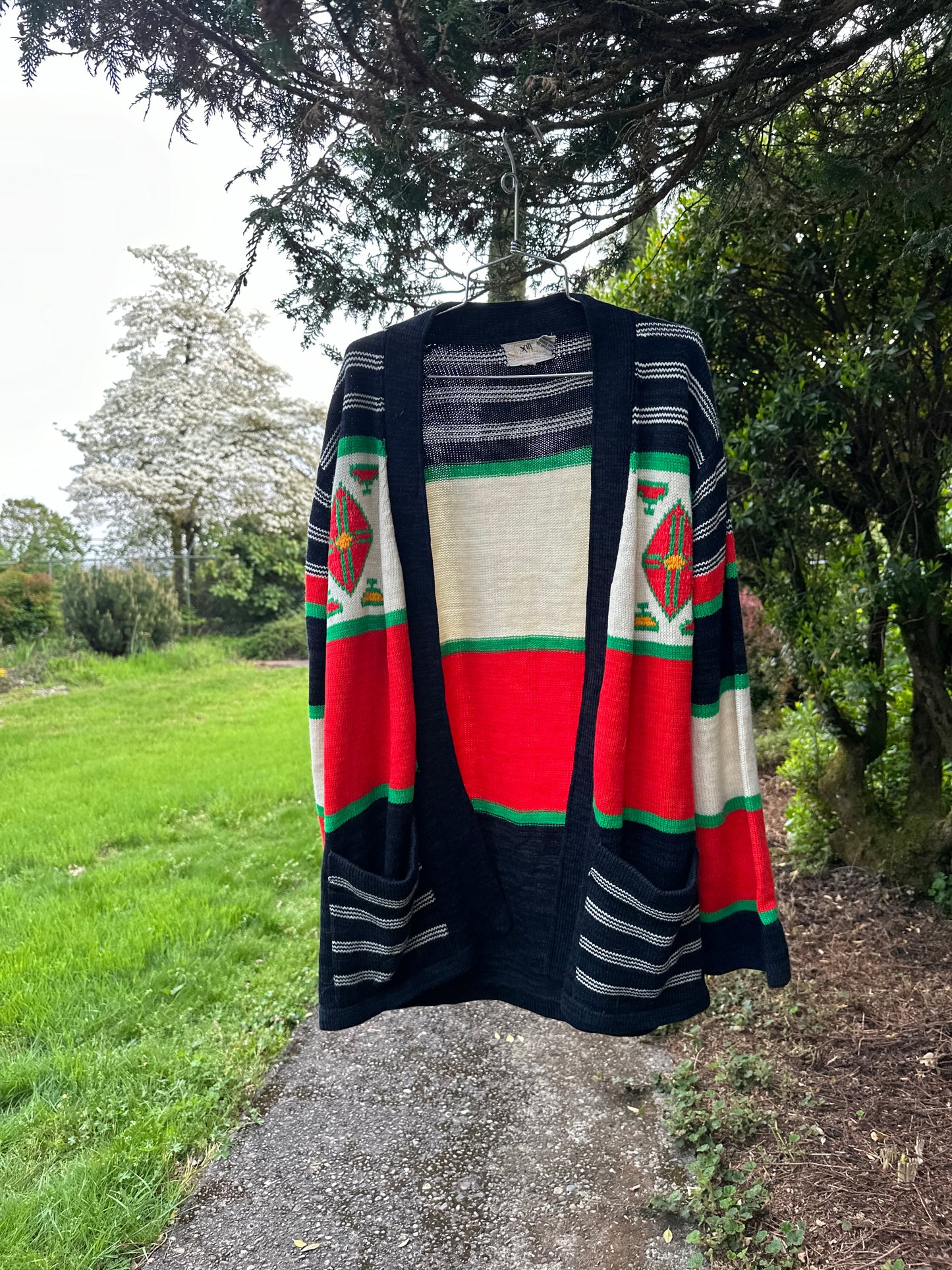 70s Aztec Cardigan