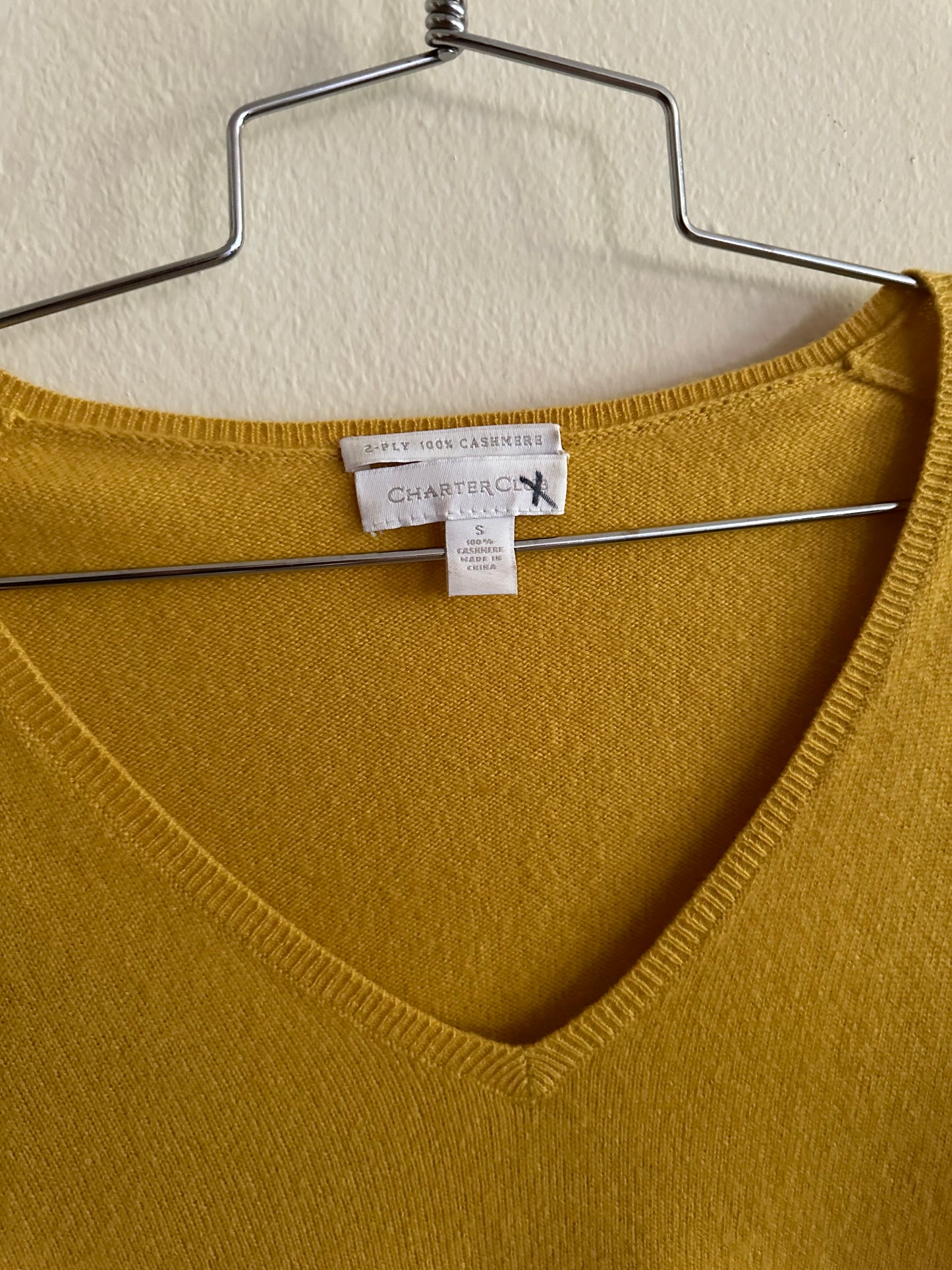 Yellow Cashmere Sweater