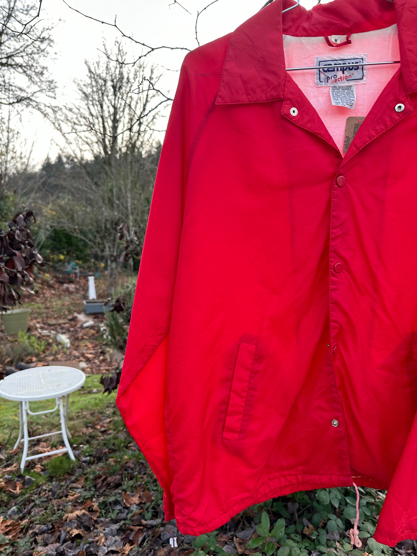 80s Red Windbreaker