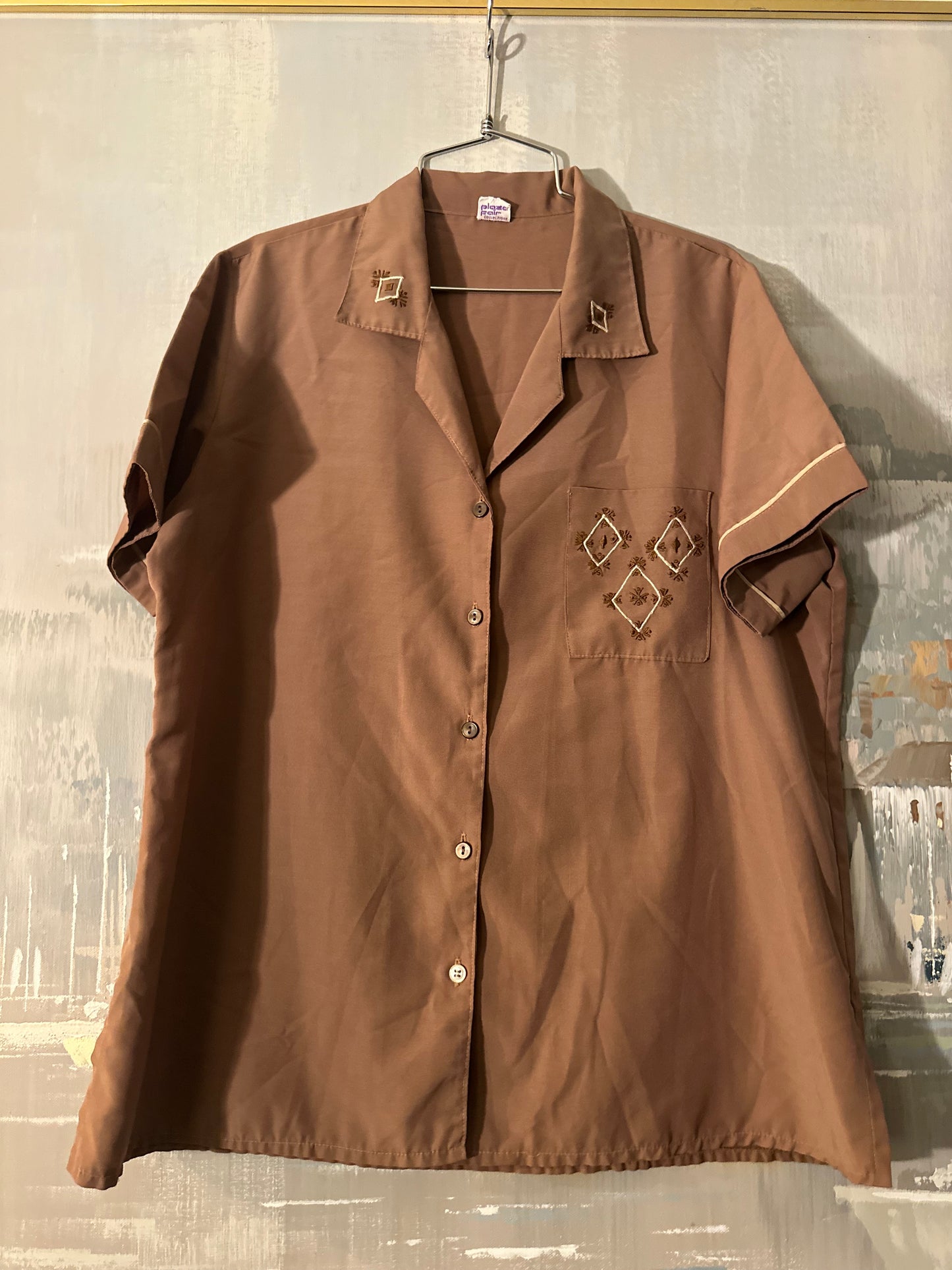 60s/70s Mauve Shirt - Plaza Fair