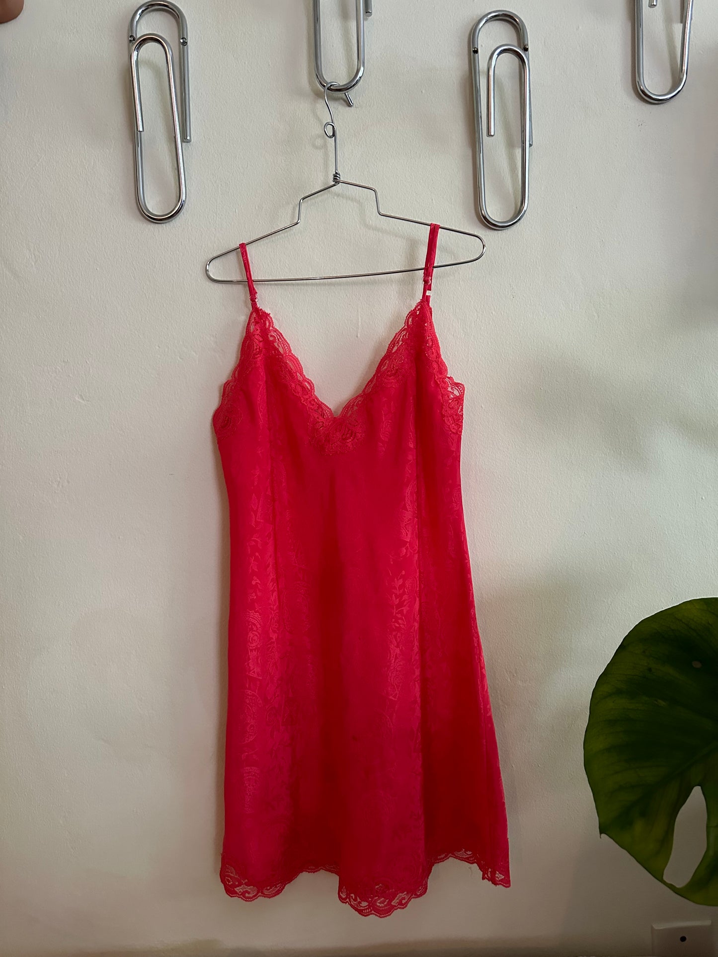 90s Red Victoria Secret Gown Slip