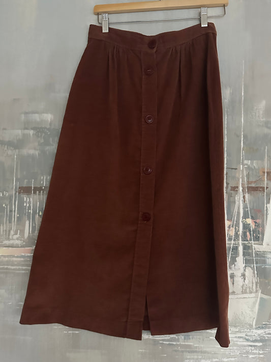 60s Corduroy Skirt