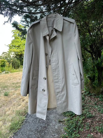 Tan London Fog Trench Coat