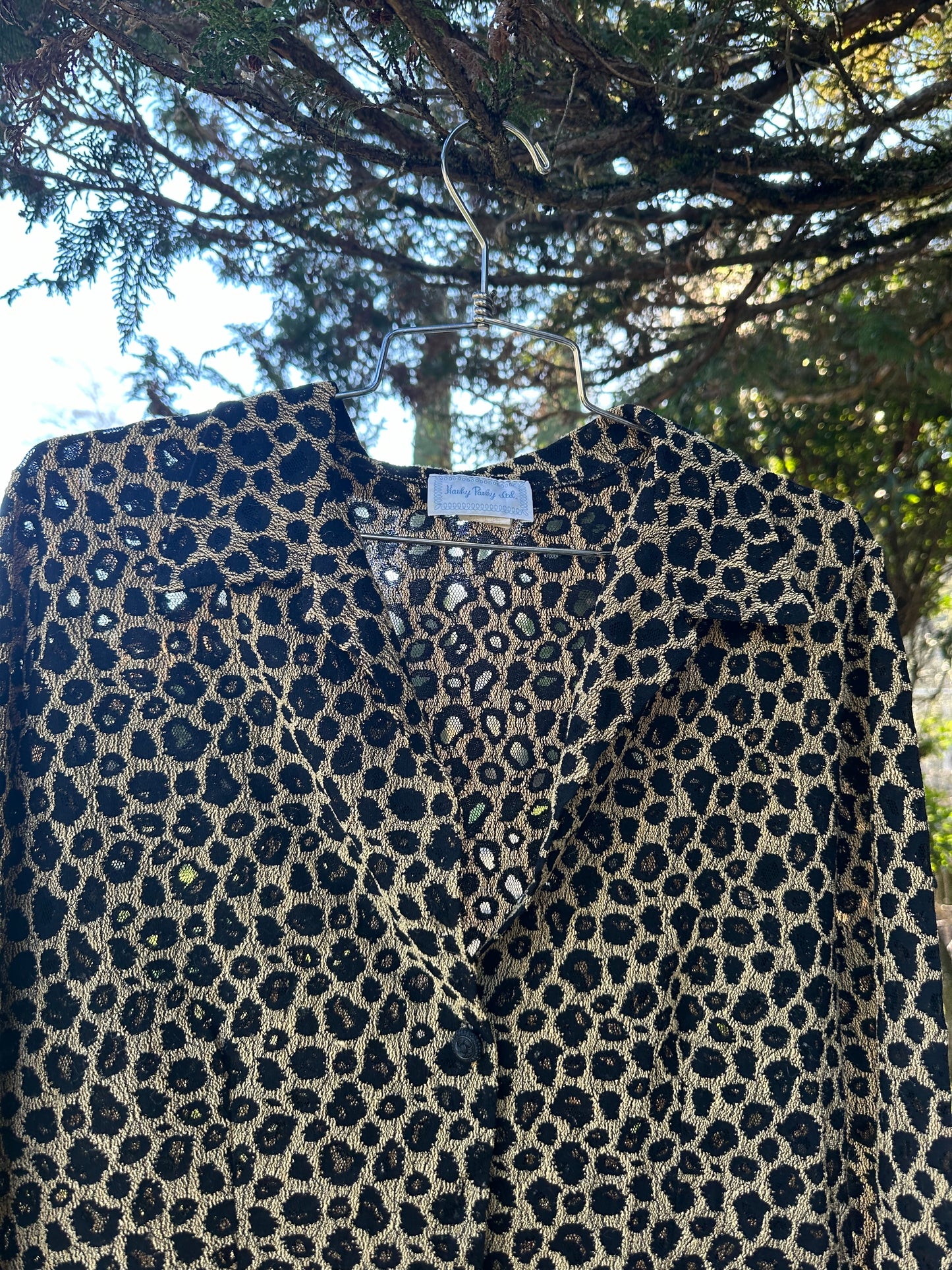 Vintage Leopard Print Shirt