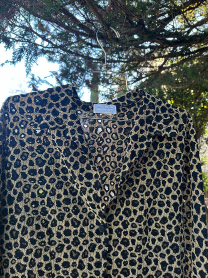 Vintage Leopard Print Shirt