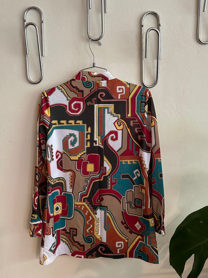 70s Multicolor Tunic Shirt