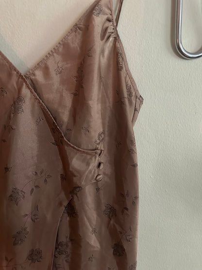 90’s Brown Slip Dress