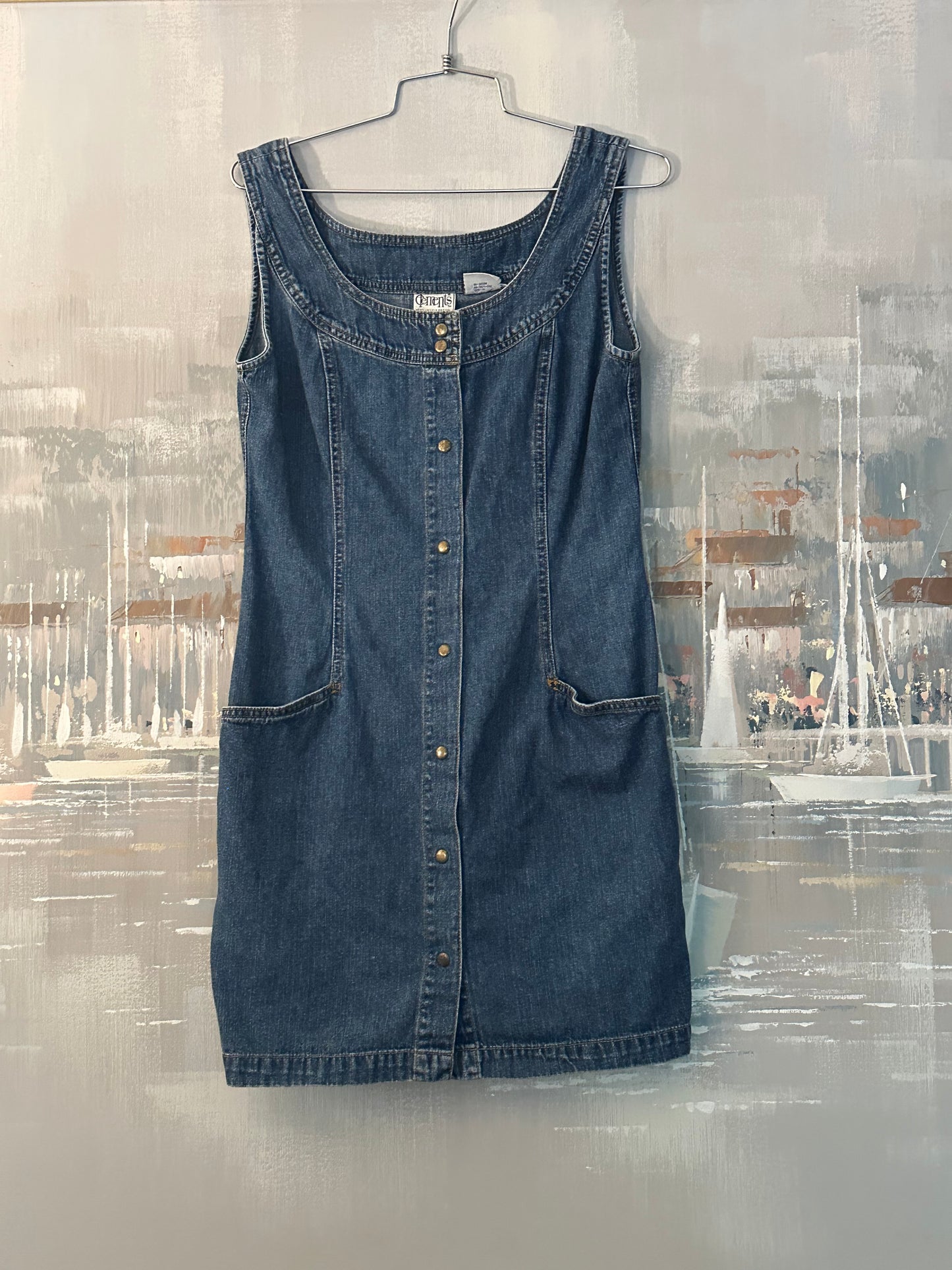 90s Denim Jumper/dress — Elements