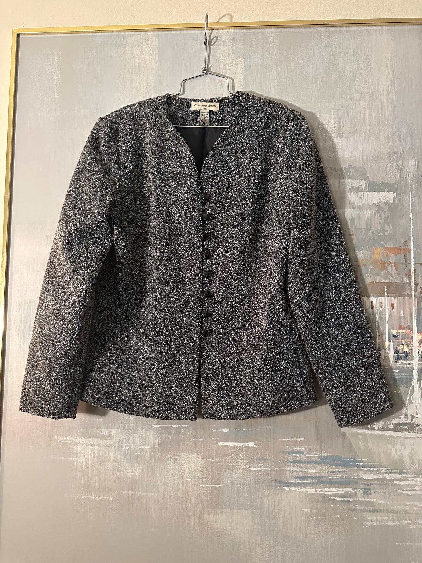90s Grey Jacket- Amanda Smith