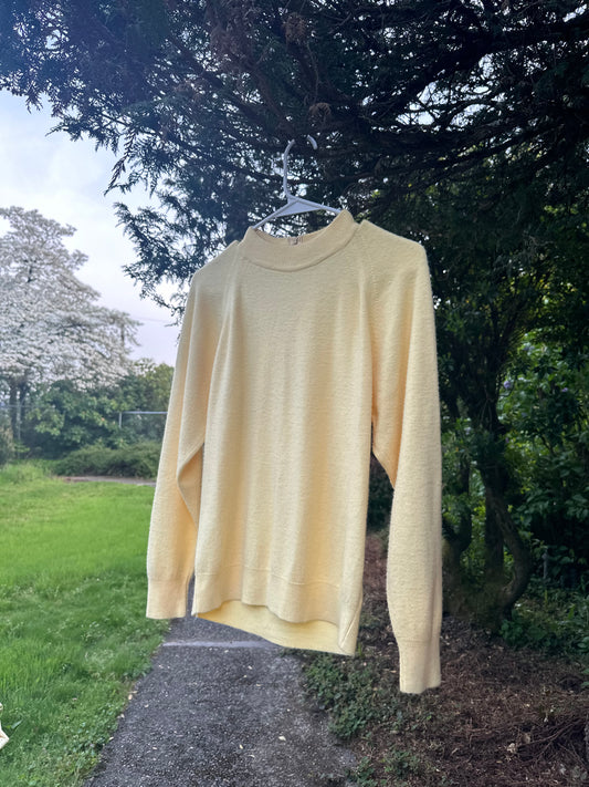 80s Yellow Sweater