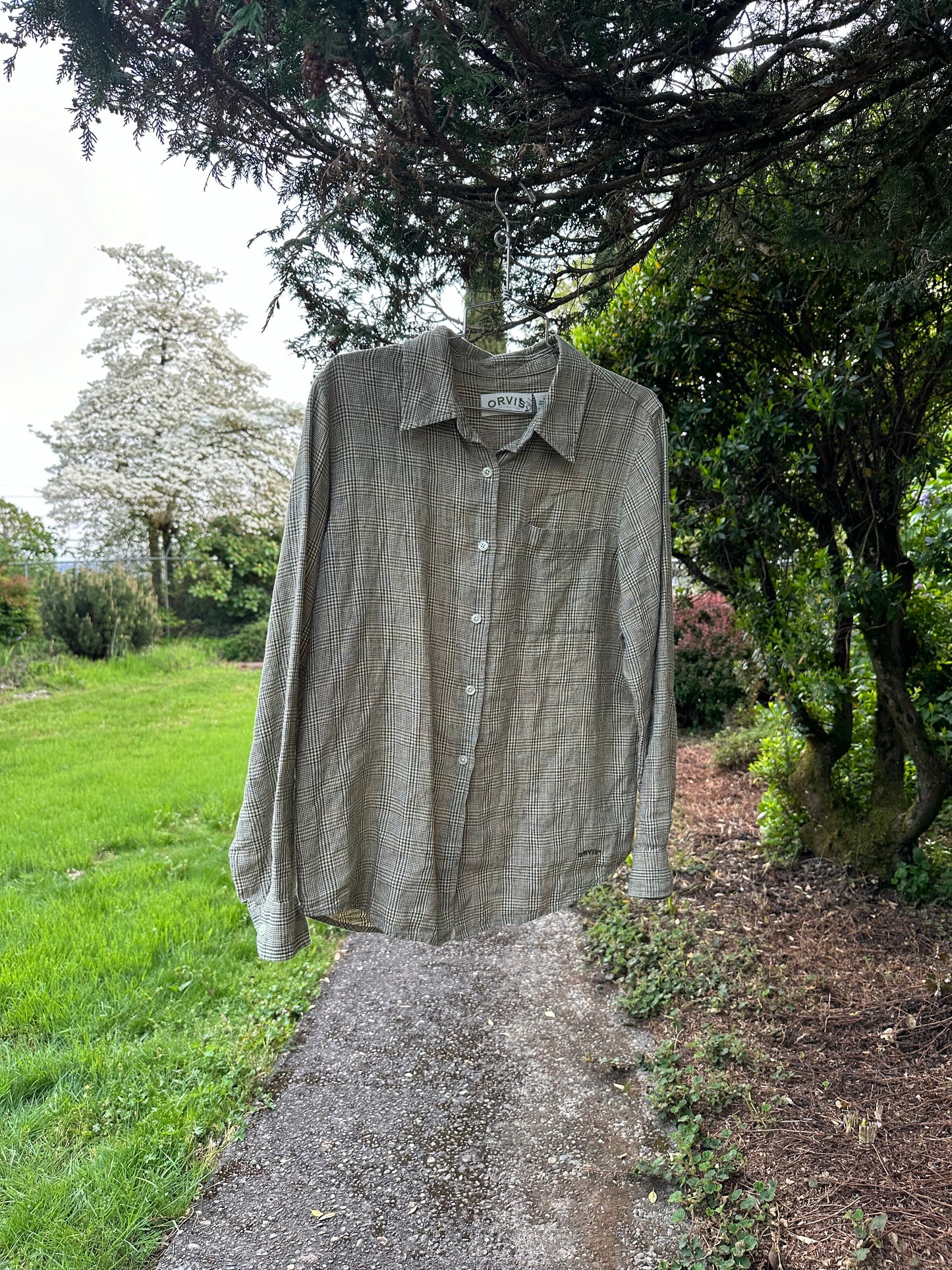 Plaid Linen Shirt