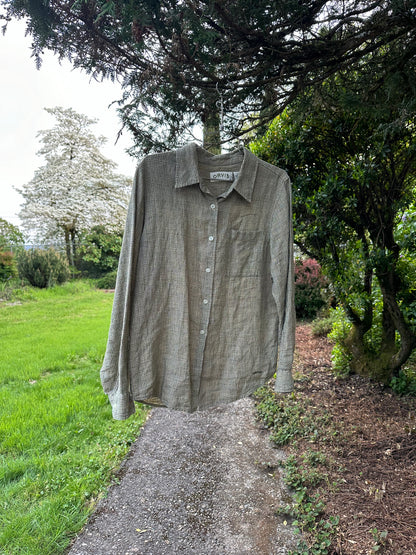 Plaid Linen Shirt