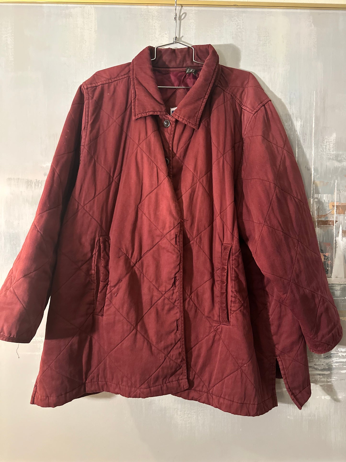 90s Red Quilted Jacket - Erika II & Co