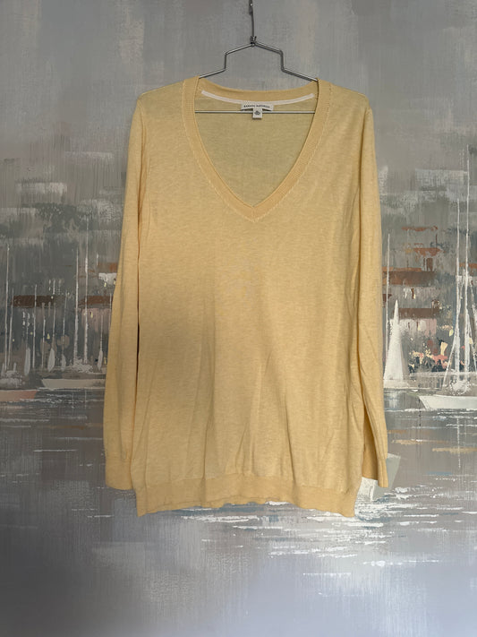 90s/Y2K Yellow Sweater - Banana Republic