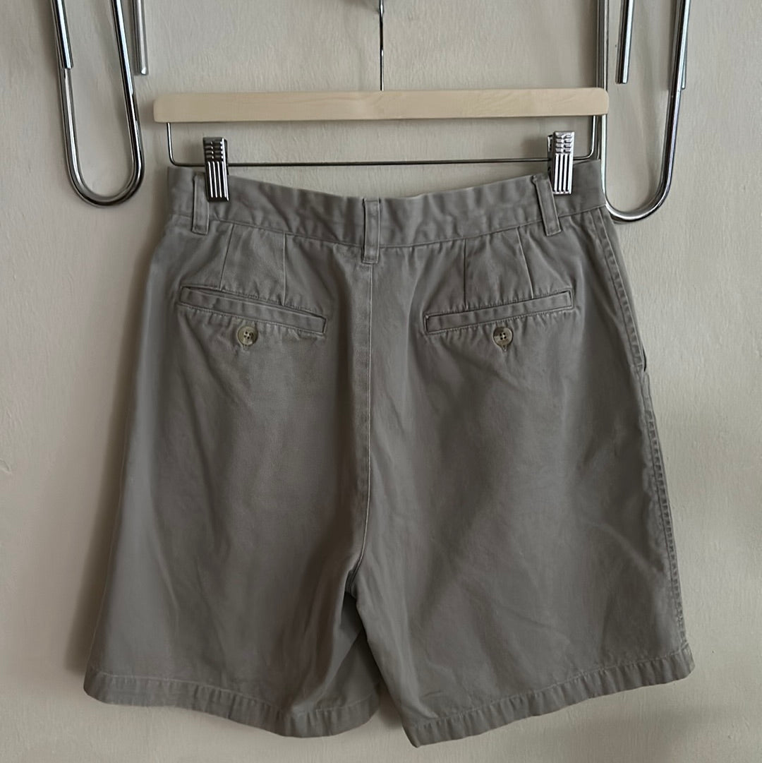 90s Khaki Pleated Shorts