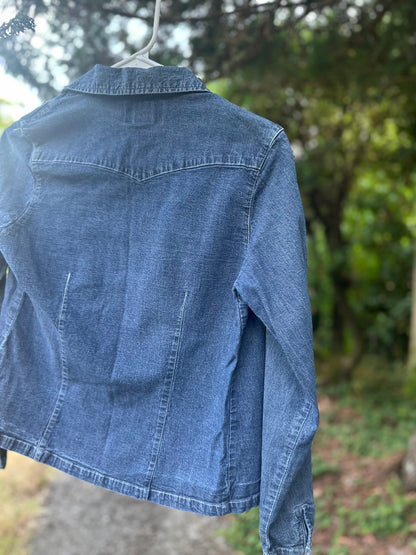 90s/Y2K Eddie Bauer Denim Shirt