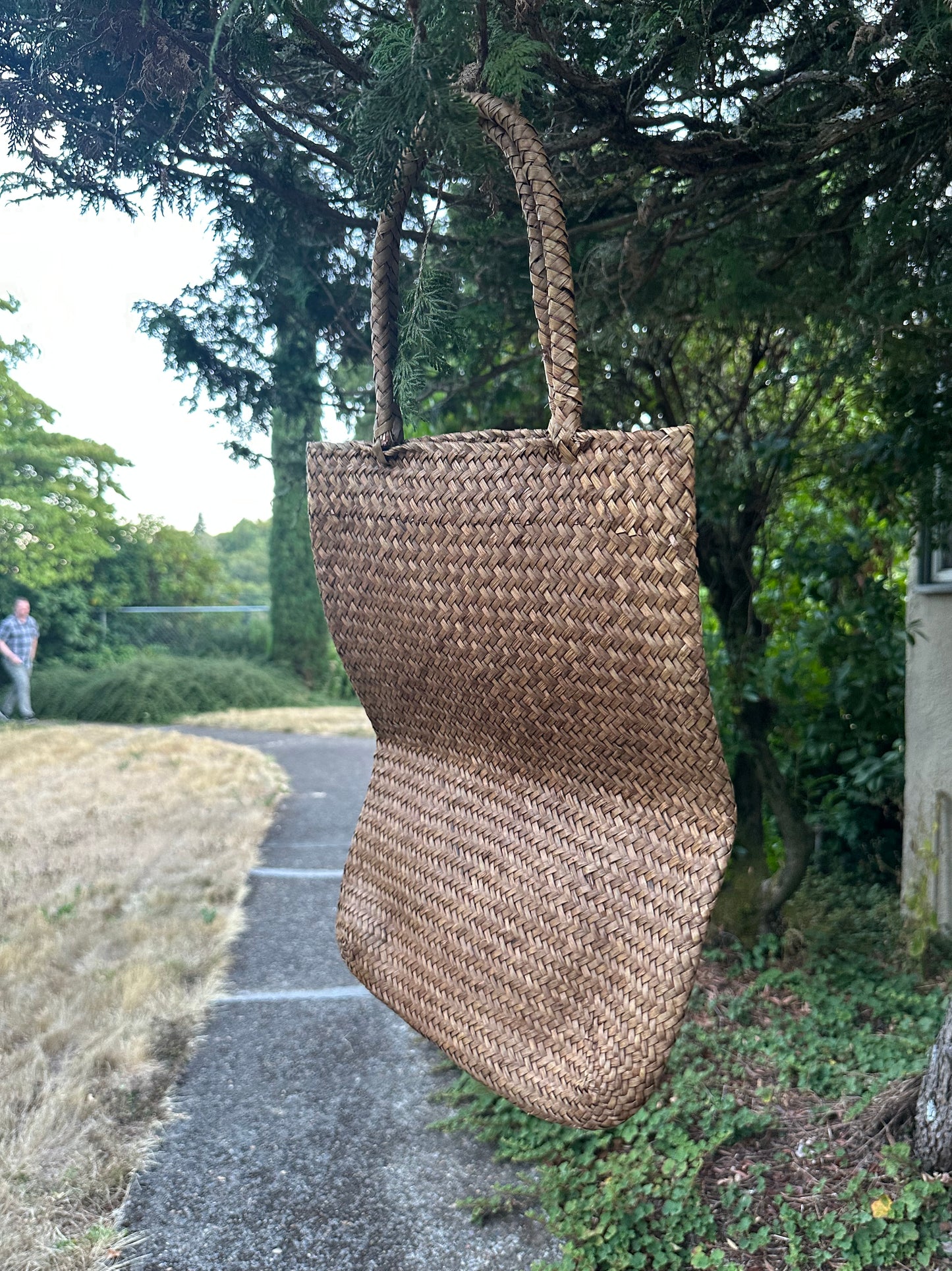 Woven Basket Purse