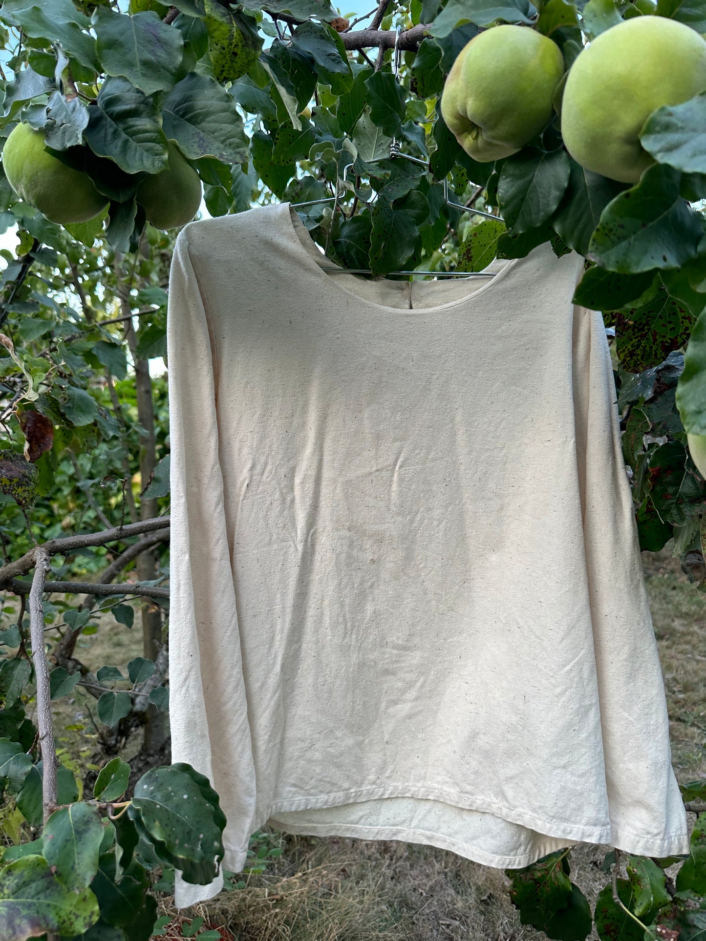 White Raw silk shirt