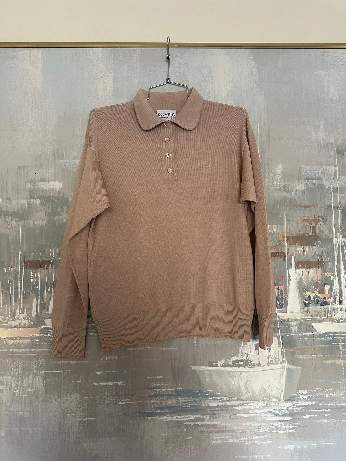 90s Pink Collared Shirt - Escorpion