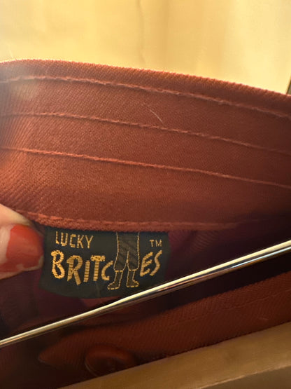 70s Orange pants - lucky britches