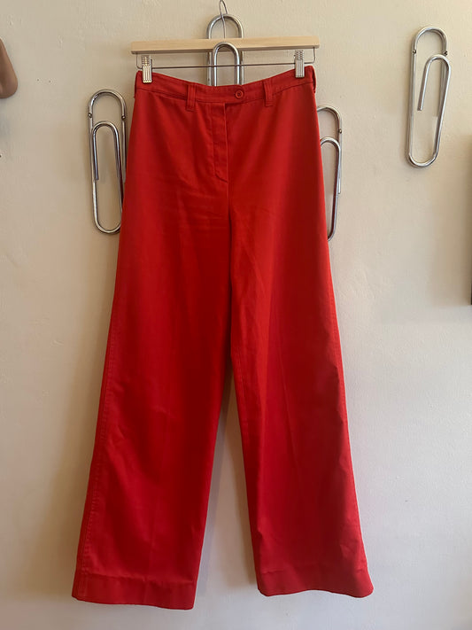 70s Red Bellbottoms