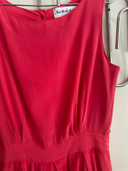 90s Pink Silk Dress