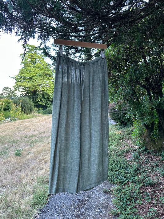 90s Green Maxi Skirt