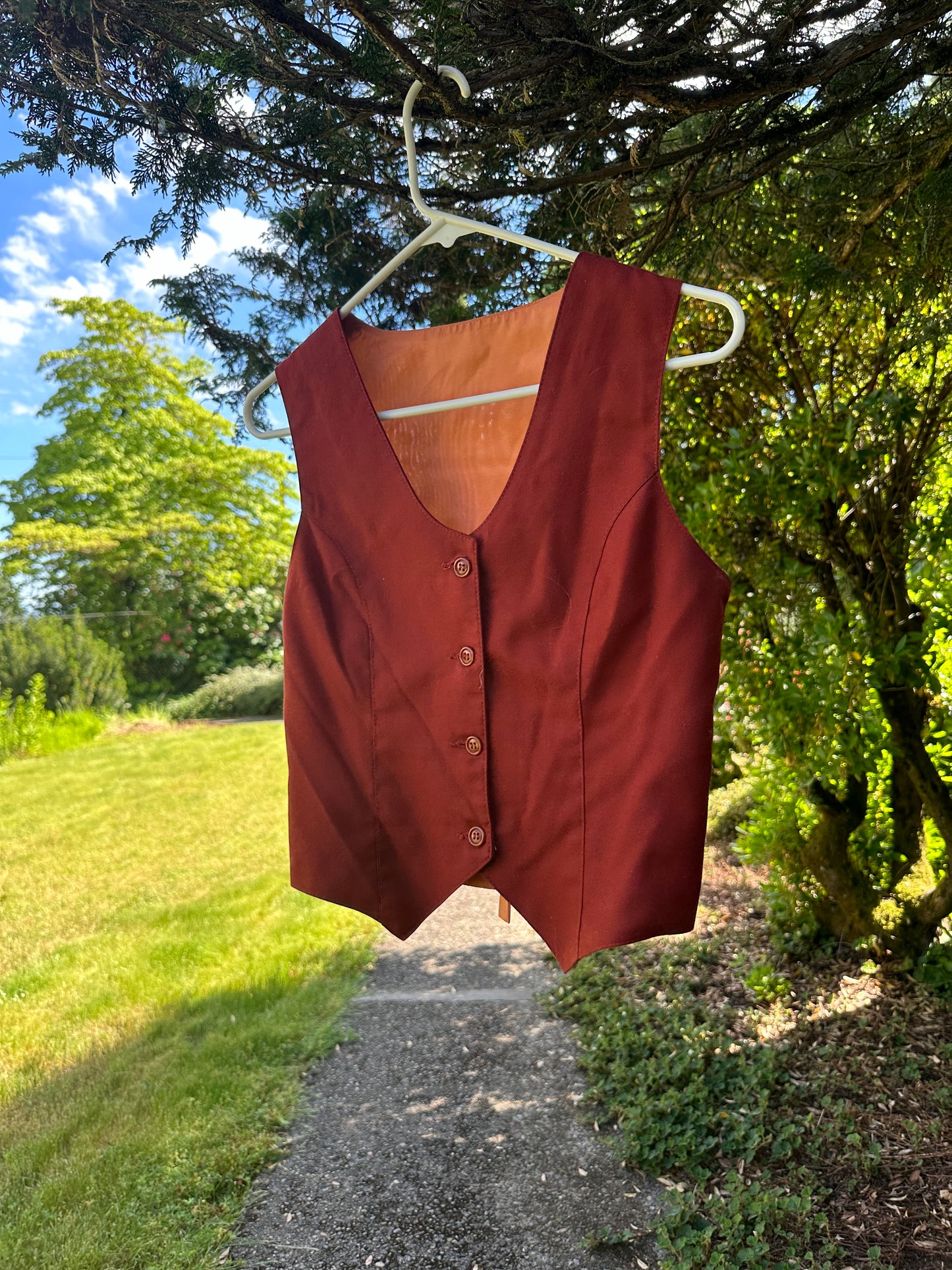 70s Orange Vest