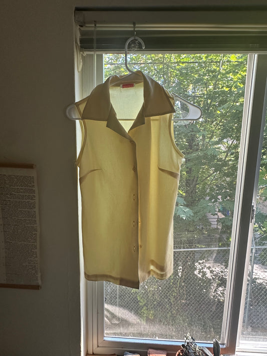 70s Yellow Tank top