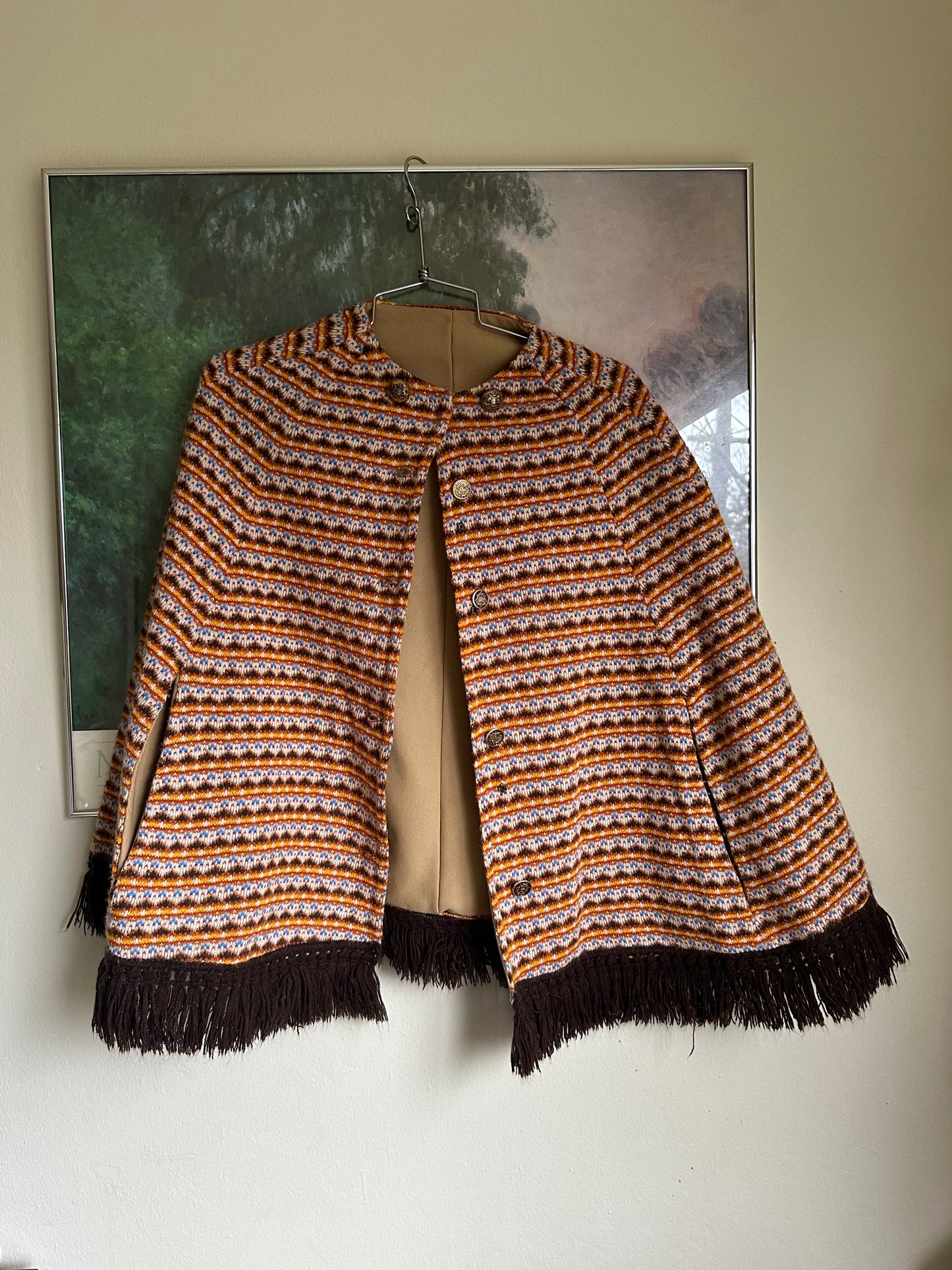 70s Orange Cape