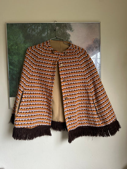 70s Orange Cape