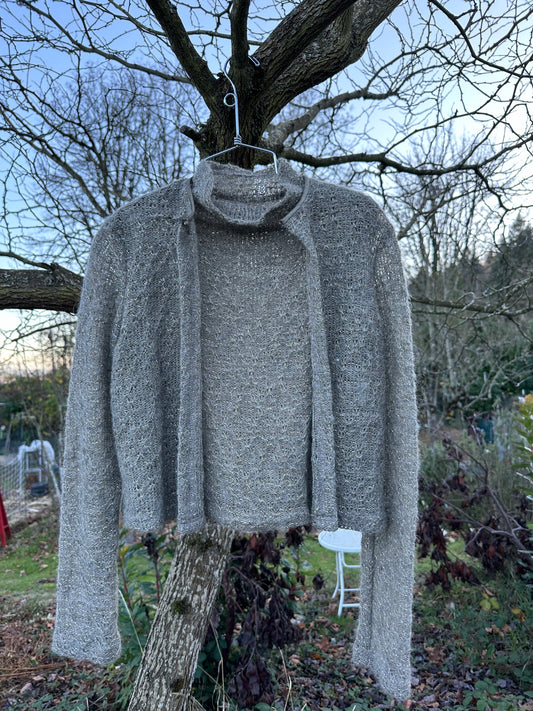 90s Sparkle Turtle Neck Set