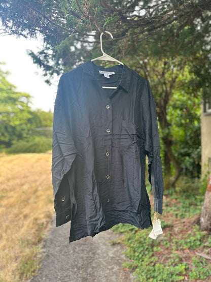 90s Saks Fifth Avenue Deadstock Silk Shirt