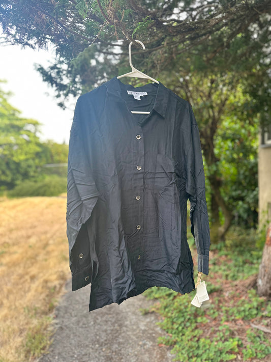 90s Saks Fifth Avenue Deadstock Silk Shirt