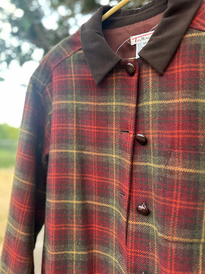 90s Flannel Plaid Jacket
