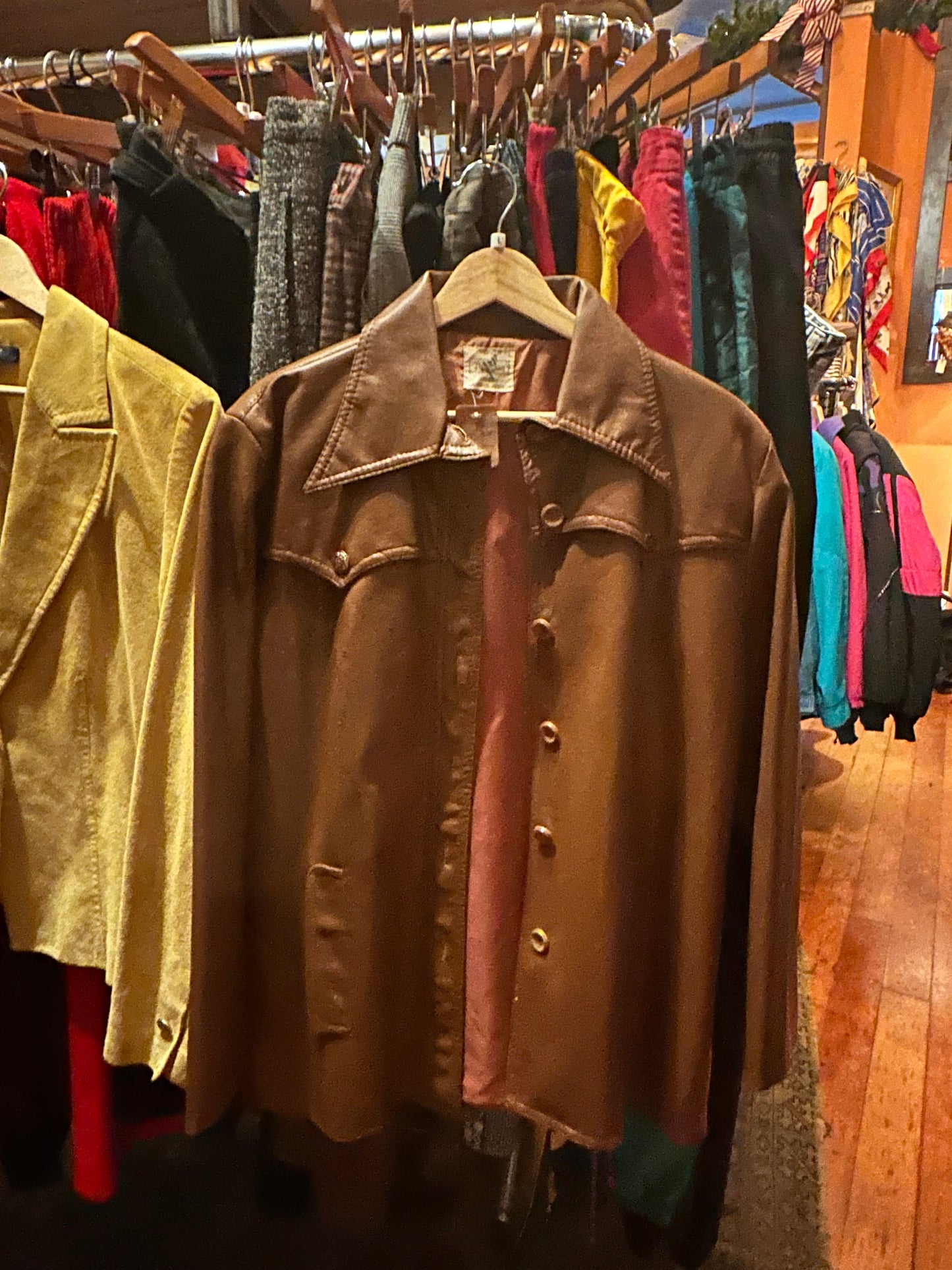 70s Brown Vinyl Jacket