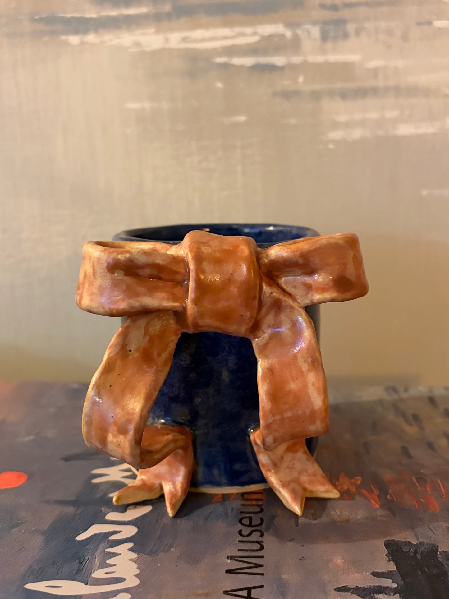 Handmade Bow Mug