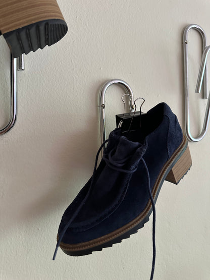 Blue Clarke’s Somerset Balmer Suede Shoes