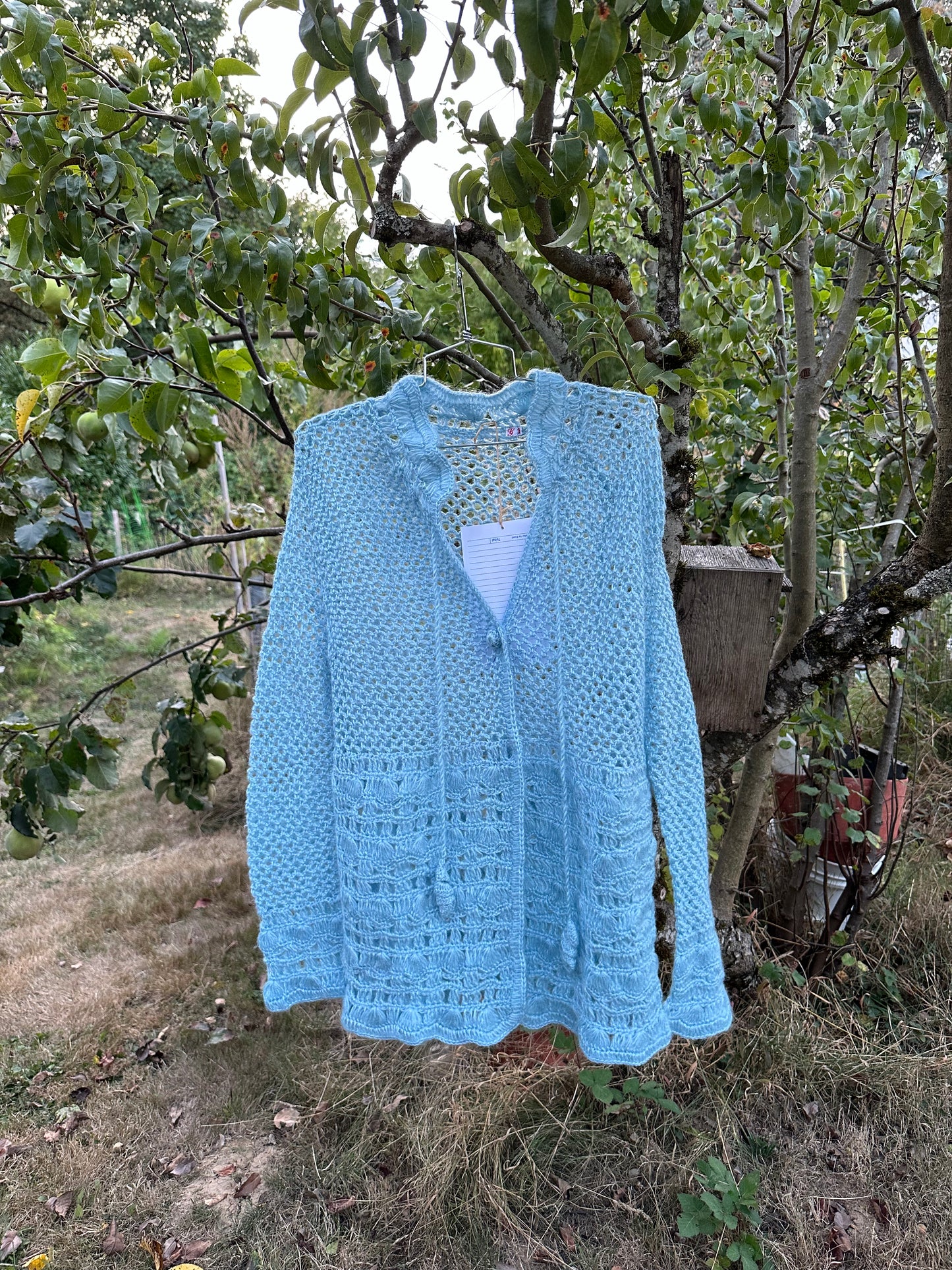 Vintage blue cardigan