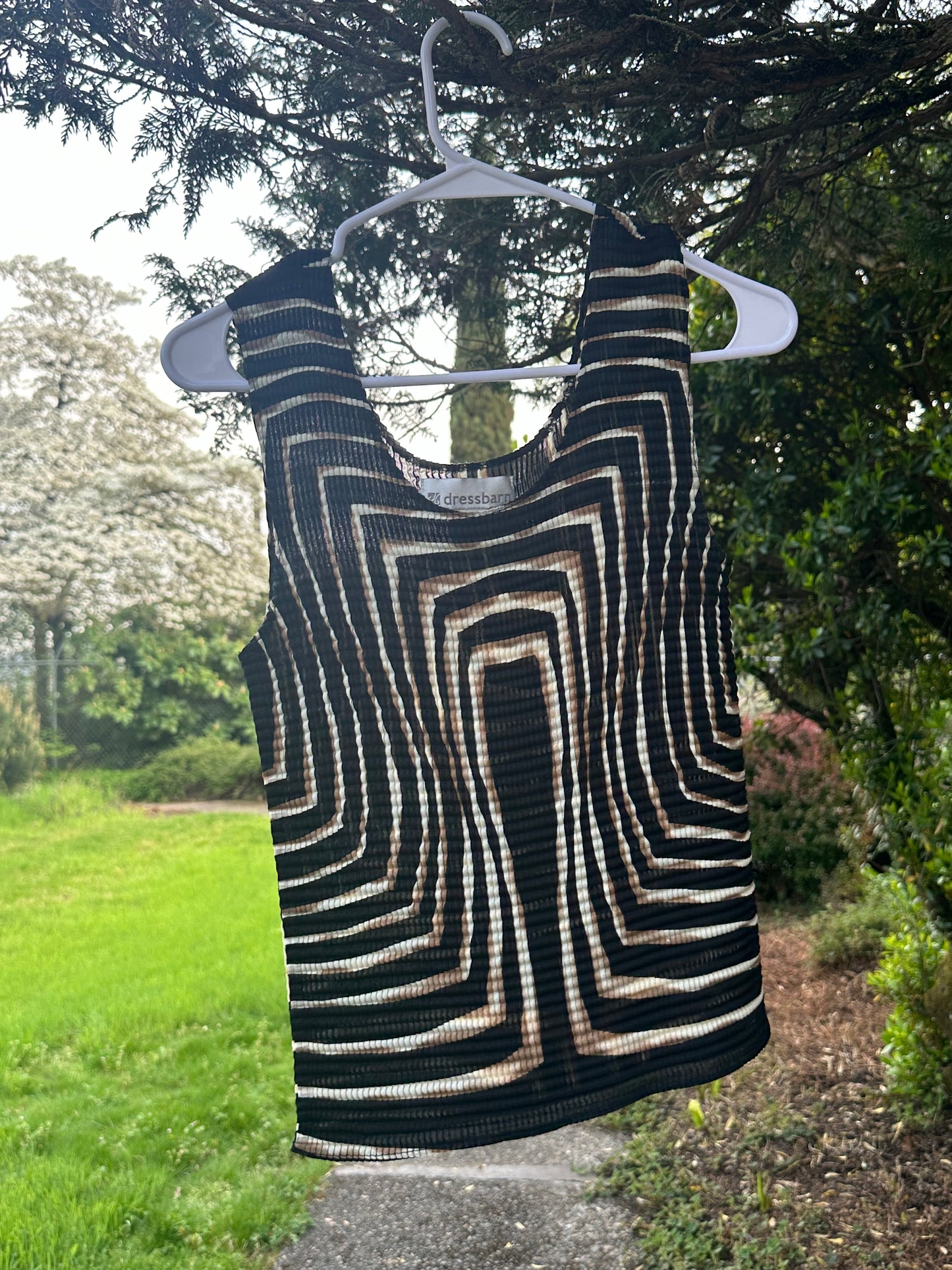 Y2K black tank top