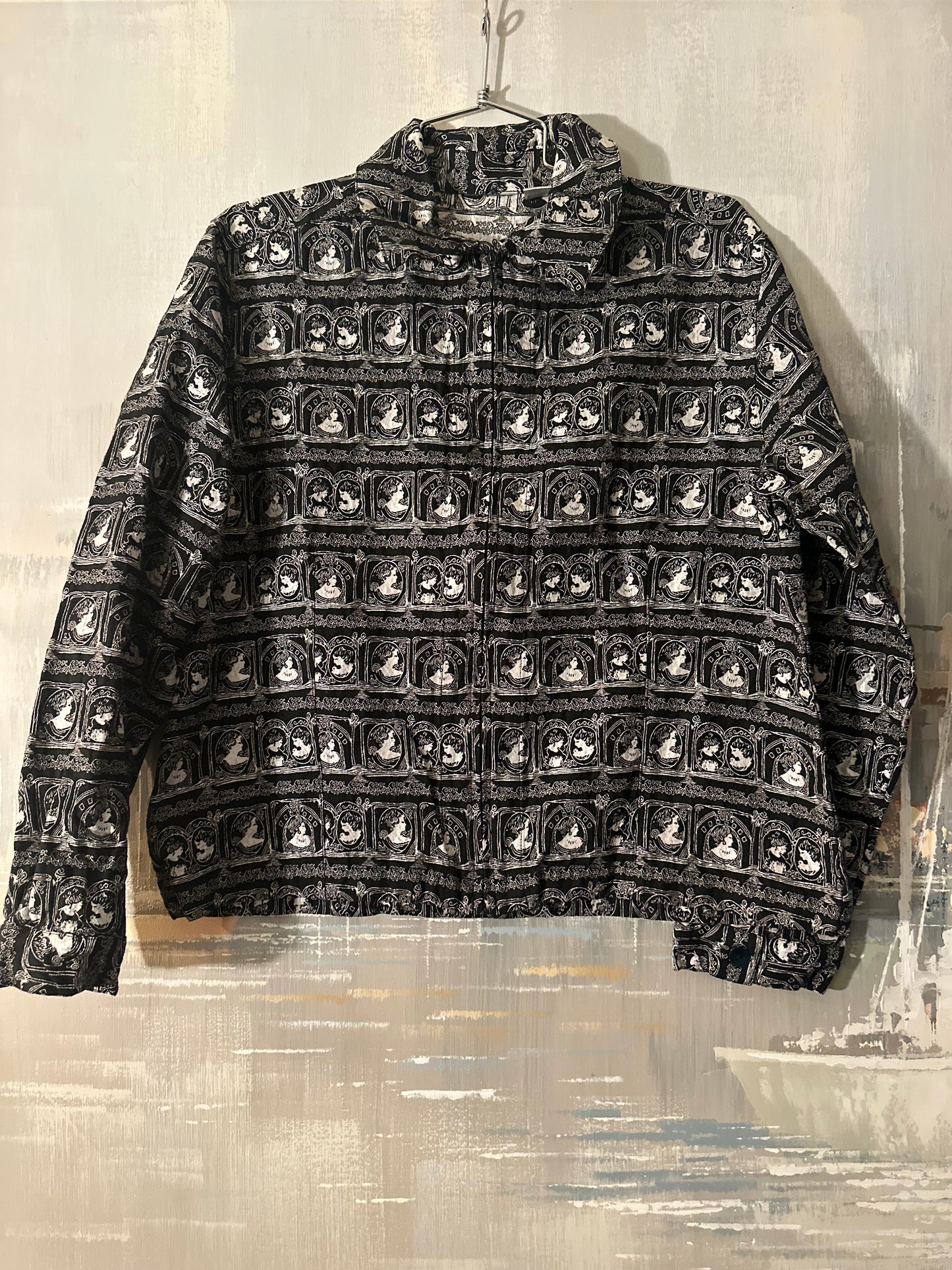 90s Lady print Jacket