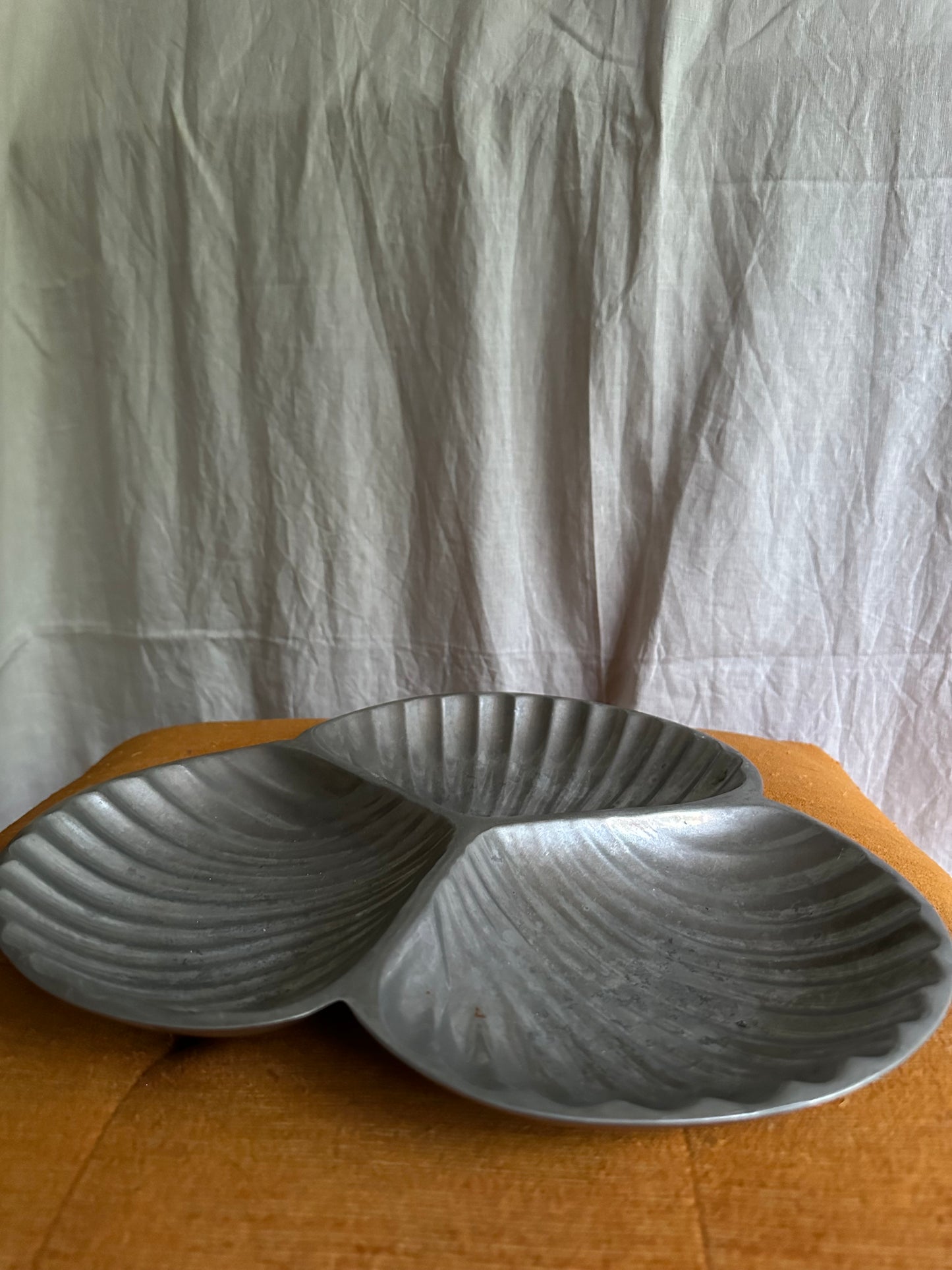 Shell Pewter Dish