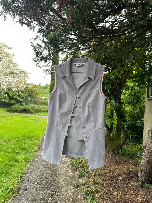 90s Grey Vest