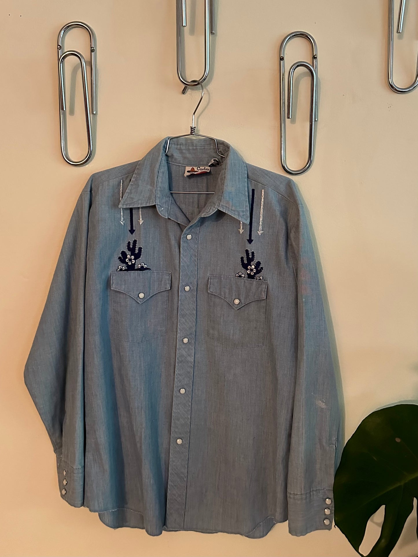 70s Blue Cowboy Joe Shirt