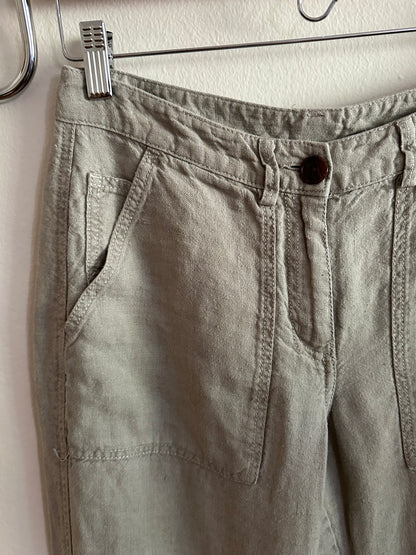 Tan Linen Pants