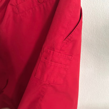 90s Red Pleated Short