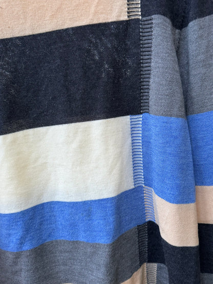 90s striped merino wool sweater