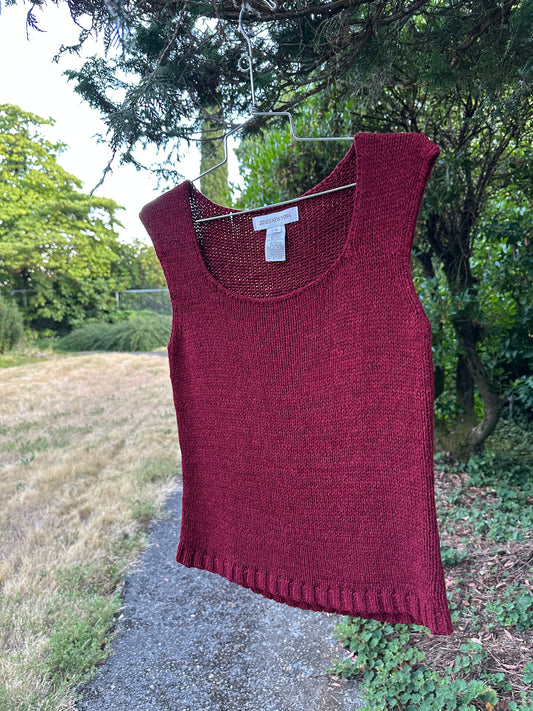 90s Red Tank top