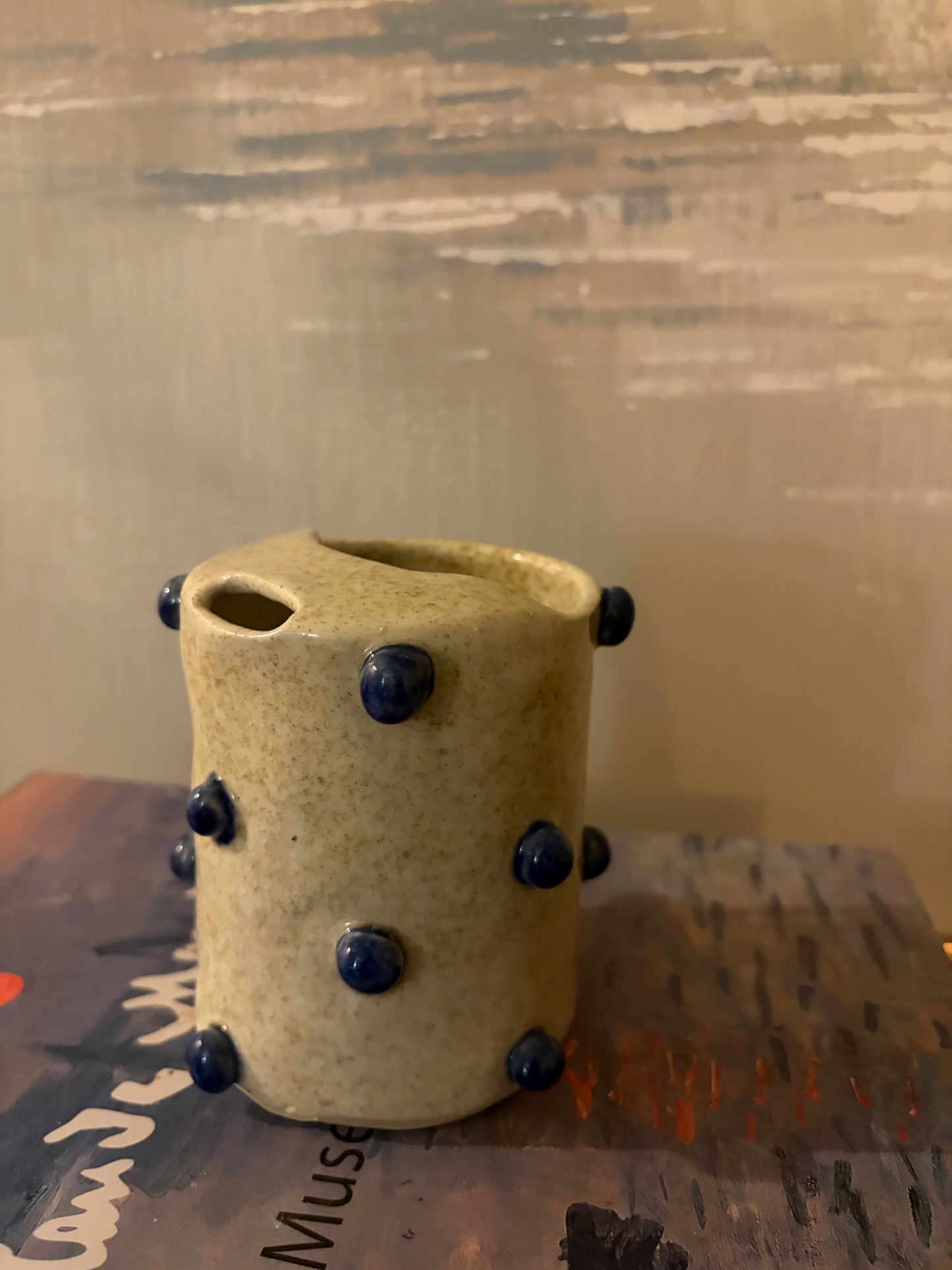 Handmade Polka Dot Togo mug